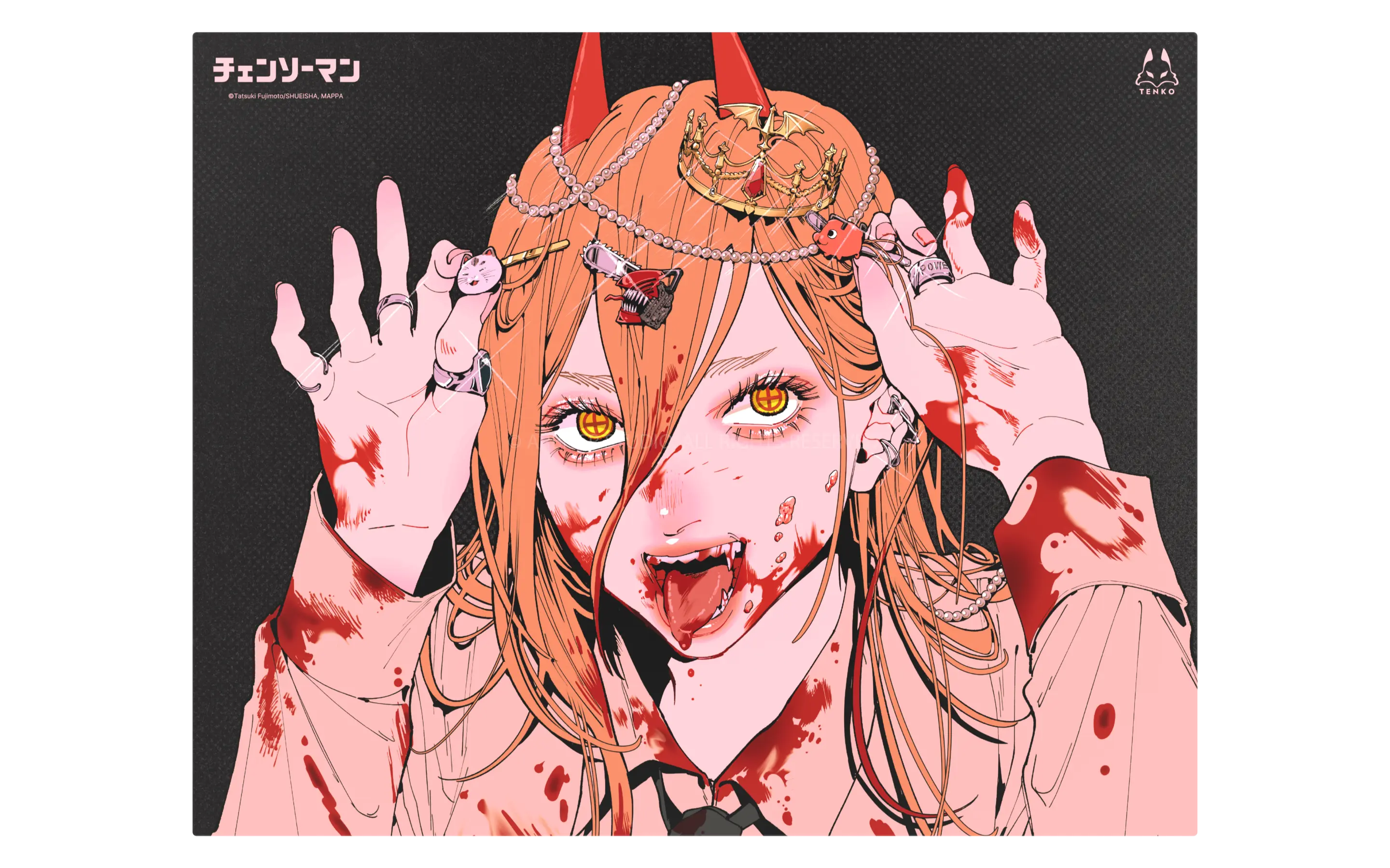 CHAINSAW MAN COLLECTION - LUNAR SPEED Glass Pad