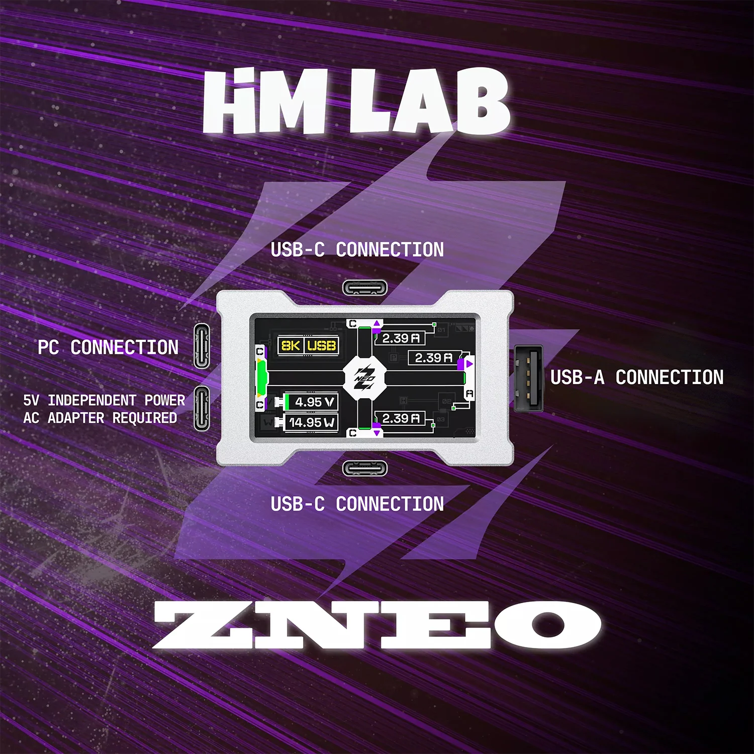 HM Lab - Z-NEO 8K USB GAMING HUB - Image 2