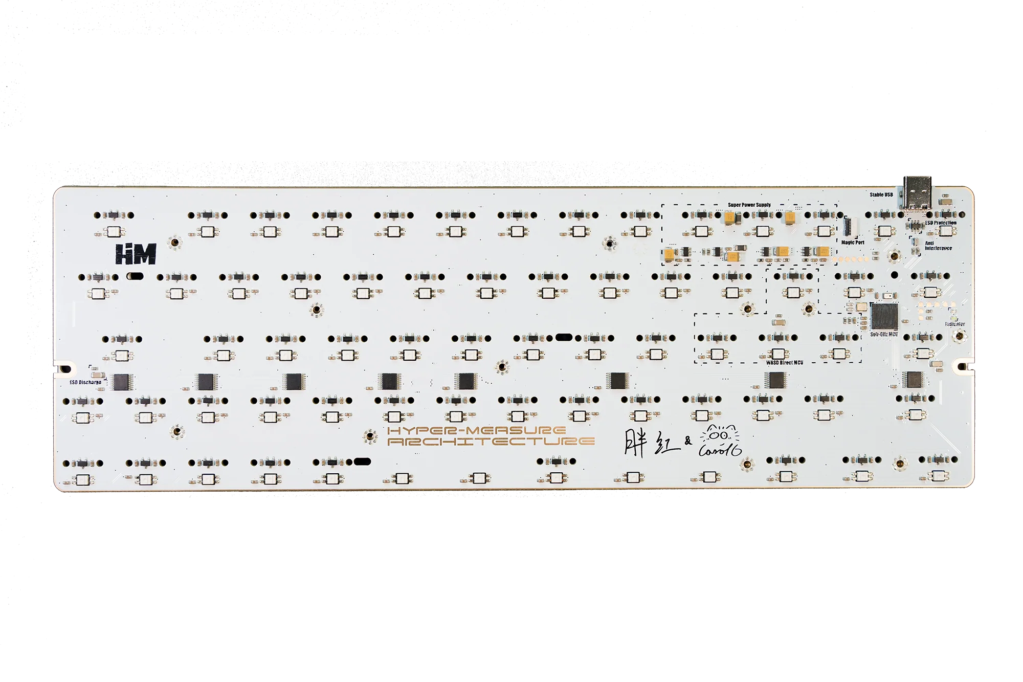 HM Z Platform HE PCB Kit **EARLY BIRD BONUS - Set of Gateron Jade Pro Magnetic Switches** - Image 2