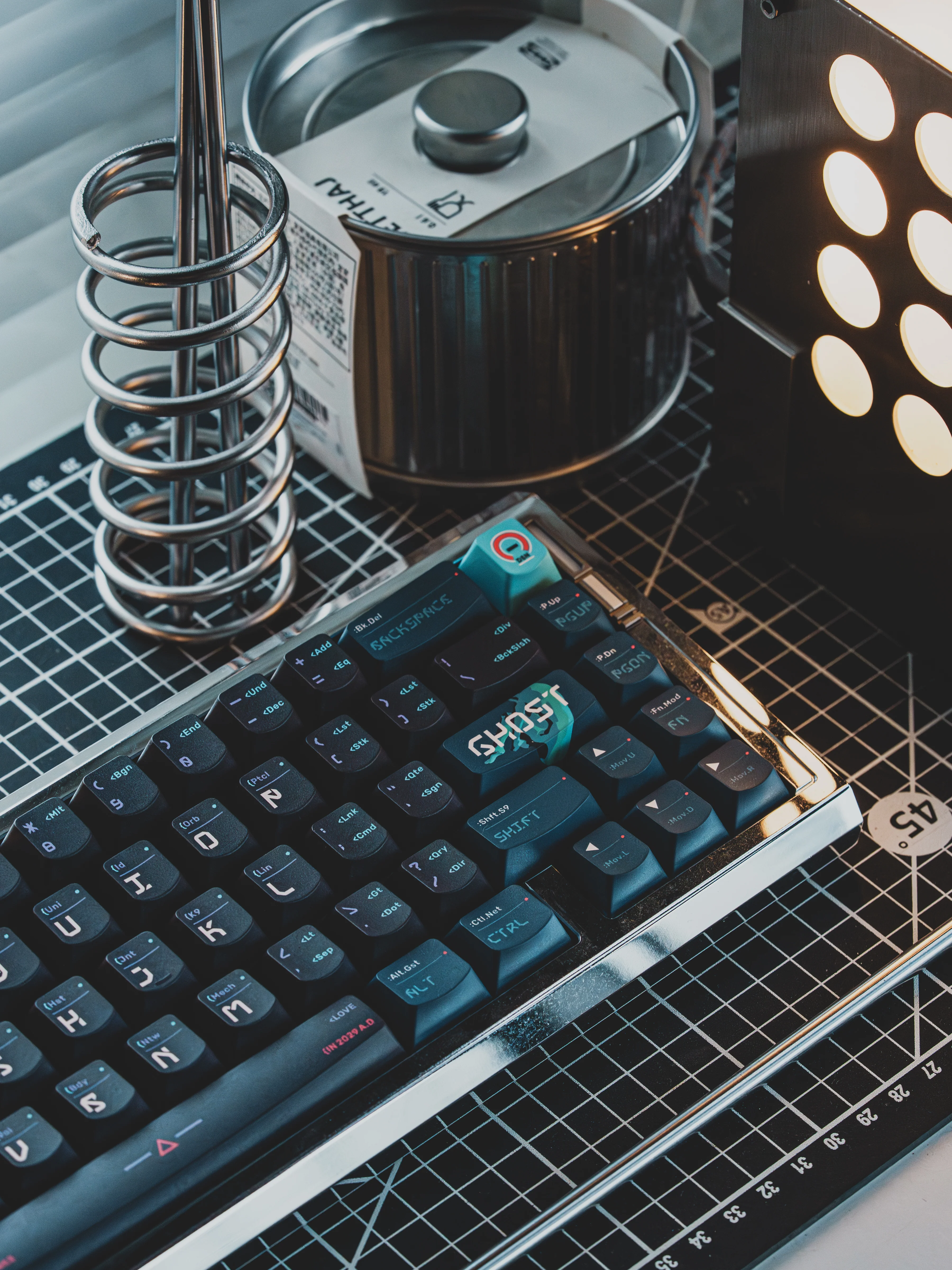 Ghost in the Shell Keycap Set - GHOST (PRE-ORDER) - Image 5