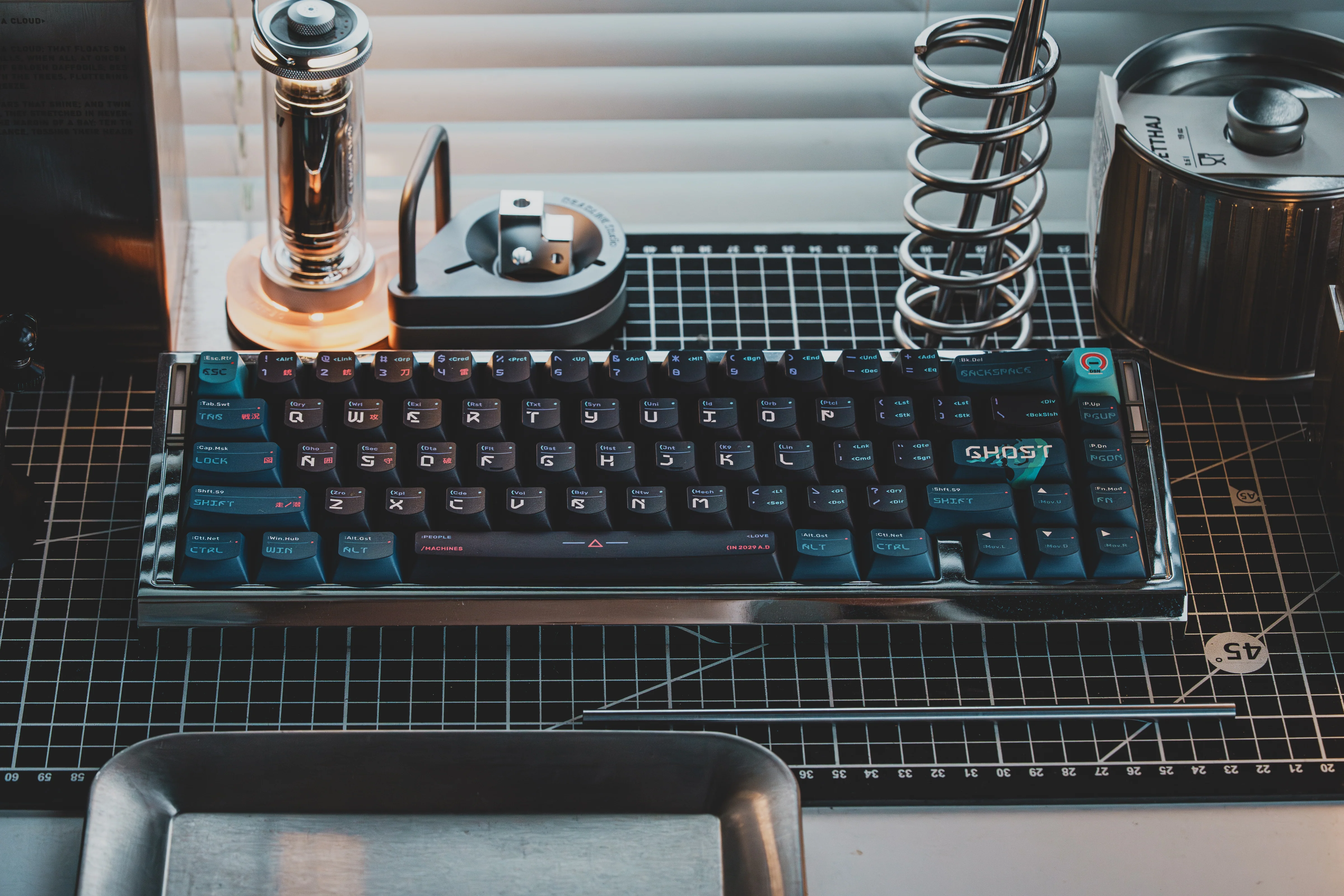 Ghost in the Shell Keycap Set - GHOST (PRE-ORDER) - Image 7
